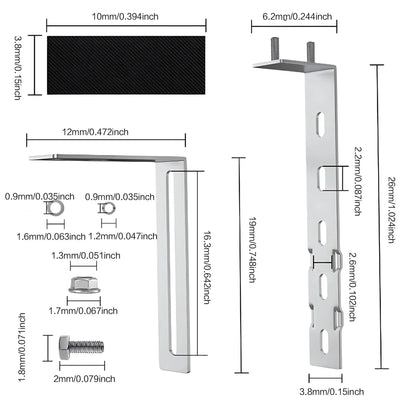 Wall Mounting Balcony Solar Panel Mount Bracket