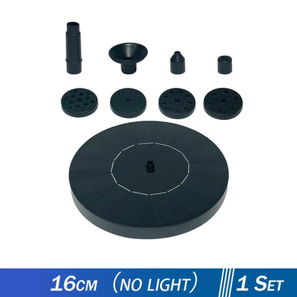 LED Lightweight Outdoor Solar Water Fountain