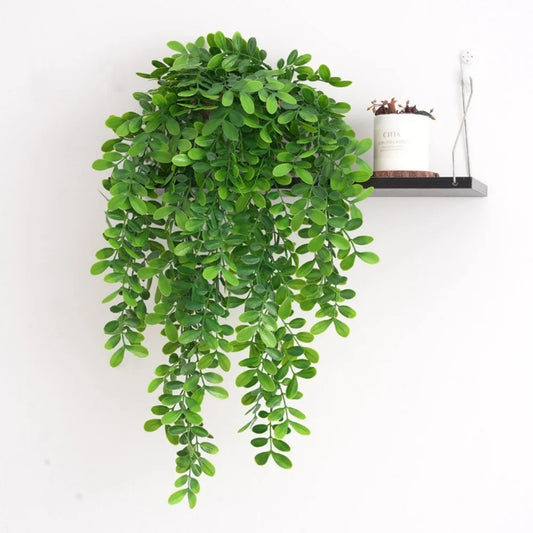 Artificial Hanging Vine Plant Wall Decor – Fake Ivy Greenery Vine Strip Wall Mounted Dangling Simulation Plant