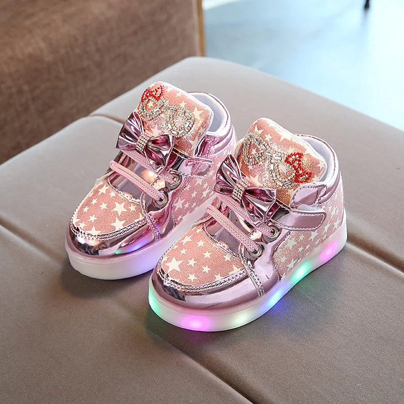 Leuchtende Kinder-Sneaker für Frühling und Herbst – LED-Schuhe 