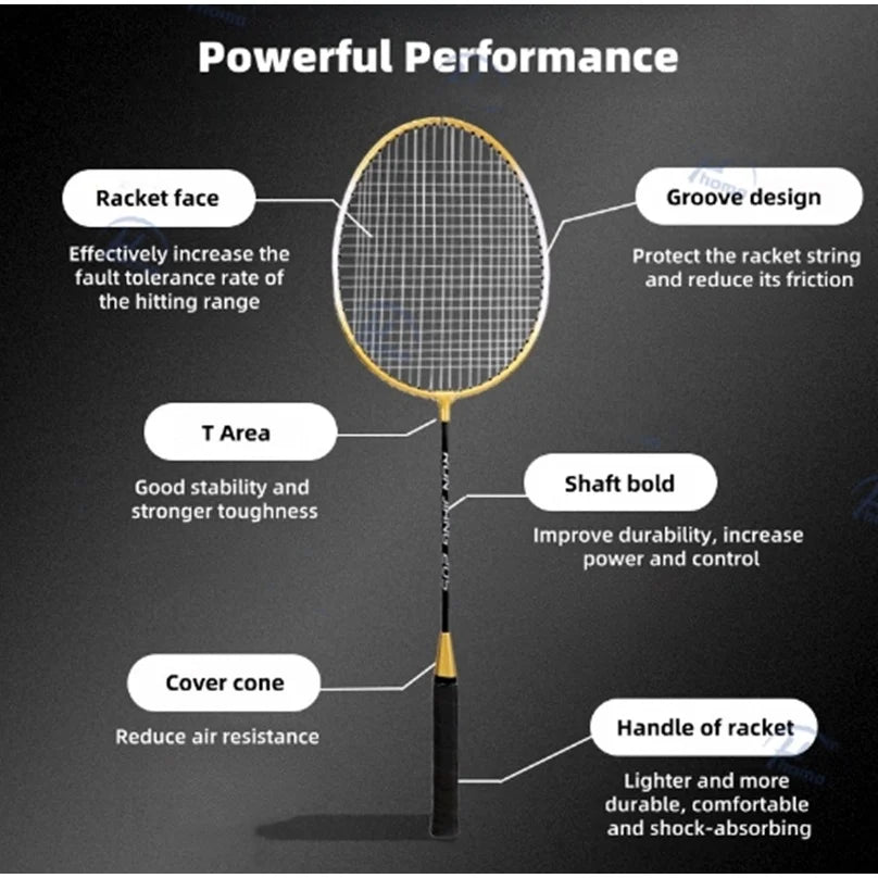 Ensemble de badminton professionnel pour débutants