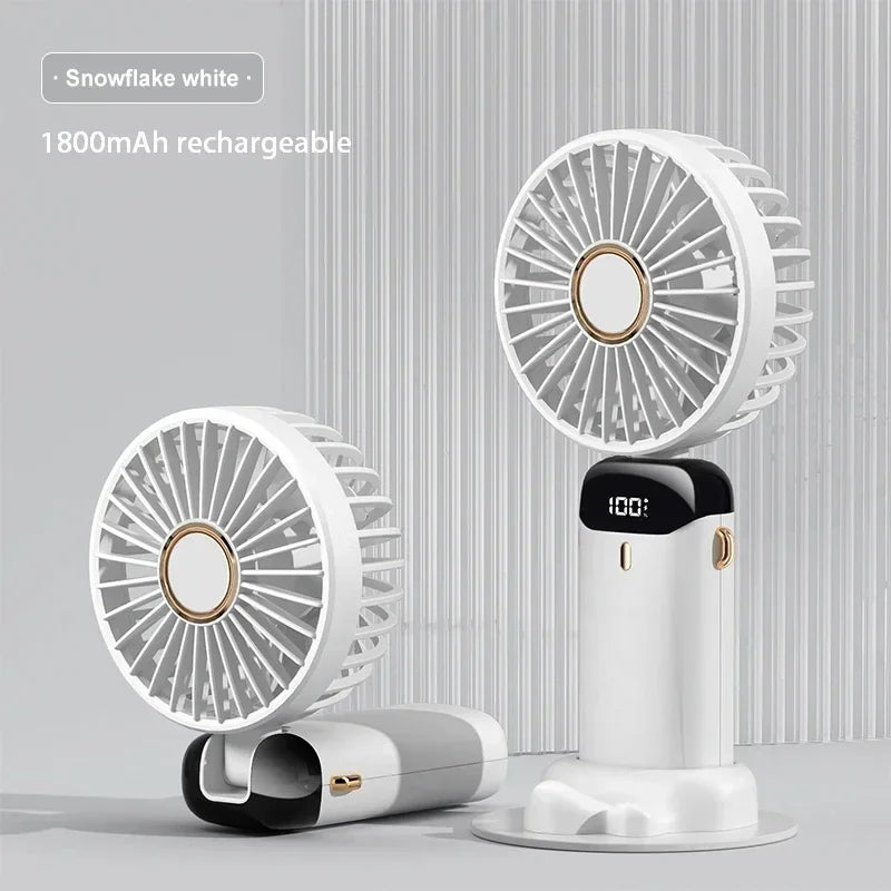 USB Rechargeable Neck Hanging Mini Fan