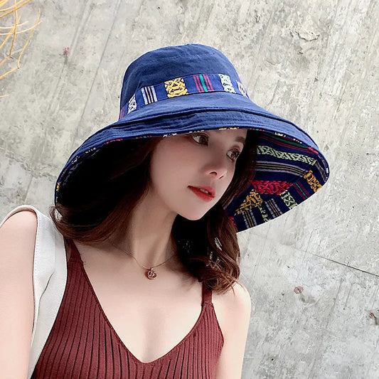 Women's Double-Sided Fisherman Sun Hat