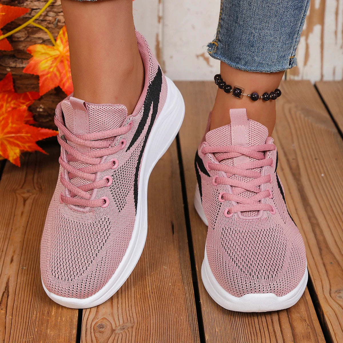 Women's Lightweight Running Shoes - Breathable Mesh Sneakers