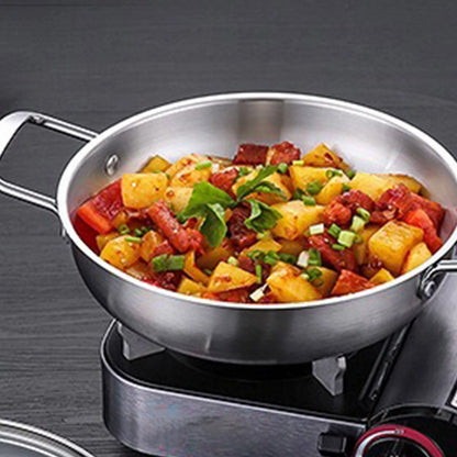 Meeresfrüchte- und Reistopf aus Edelstahl