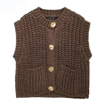 Gilet pull ample à la mode coréenne
