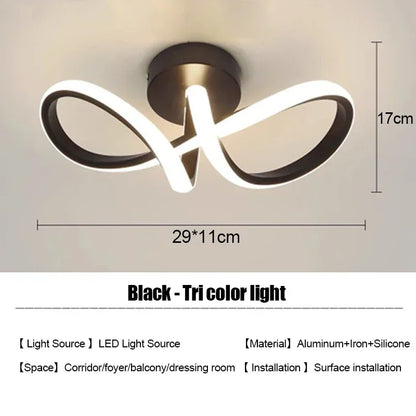 Minimalist Living Room LED Strip Ceiling Lights