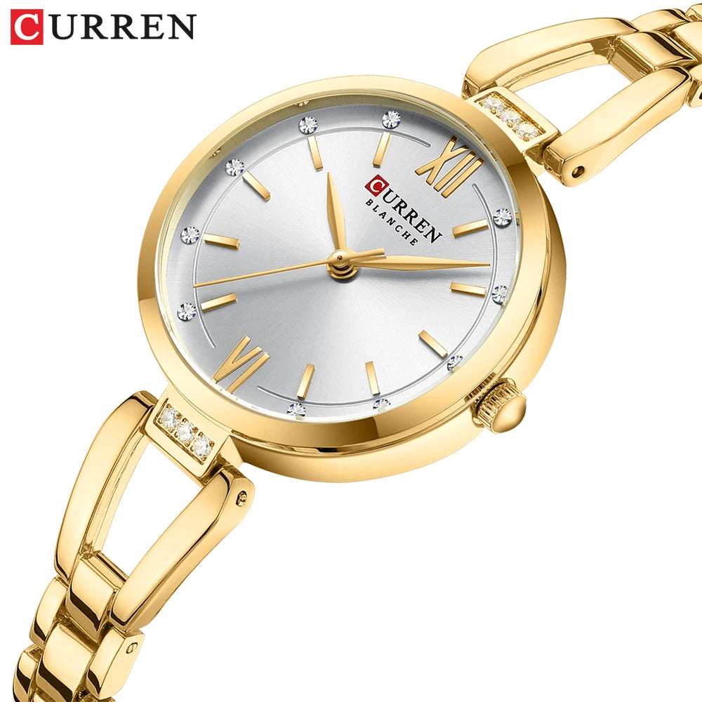 CURREN Luxury Diamond Quartz Watch for Women