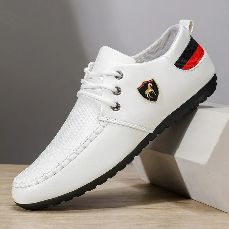 Mocassins légers en cuir pour hommes