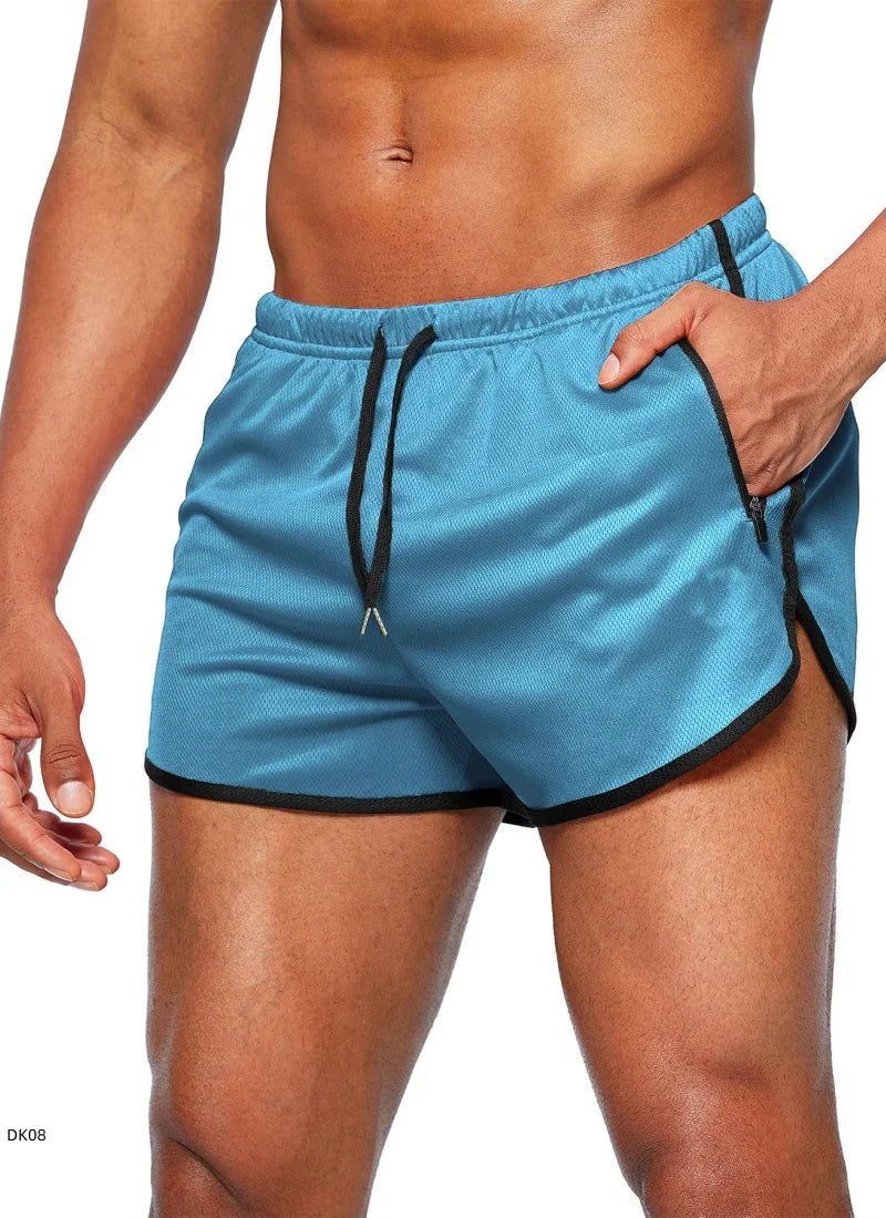 Men’s Breathable Mesh Gym Shorts – Summer Fitness & Casual Sport Shorts