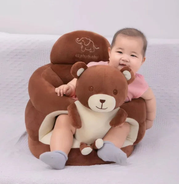 [Drôle] ours gonflable bébé chaise salle de bain tabourets Portable enfants siège