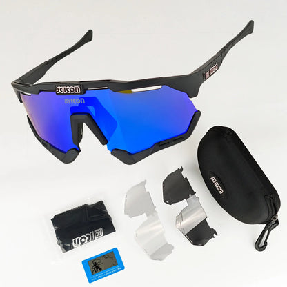 Photochromic Polarized Cycling Sunglasses UV400 – Lightweight Sports Glasses