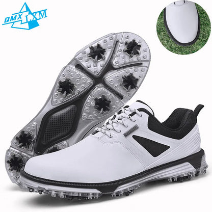Waterproof Men’s Golf Shoes – Anti-Slip Spiked & Spikeless Golf Sport Shoes