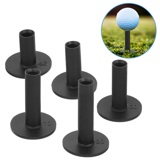 5 PC Flexible Silicone Golf Tees