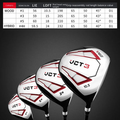 Ensemble de clubs de golf 1 pièce avec driver
