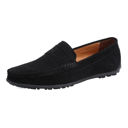 High-Quality Large Size Men's Leather Loafers