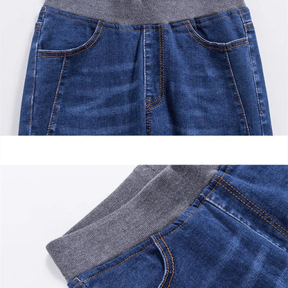 Klassische knöchellange Skinny-Denim-Jeans für Damen