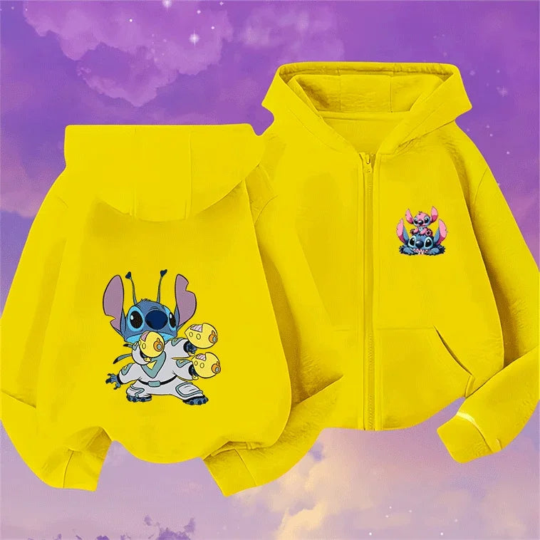 90s Cartoon Lilo and Stitch Hoodie - Cute Anime Sweatshirt