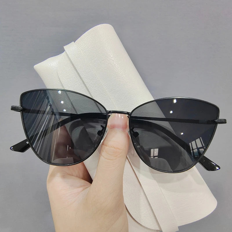 Cat Eye Frame Retro Sun Shades Women Sunglasses