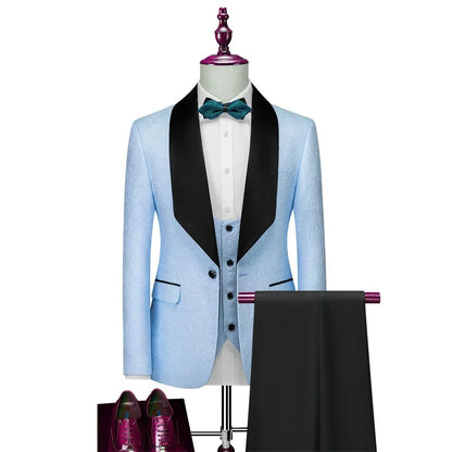 3-Piece Men's Wedding Suit
