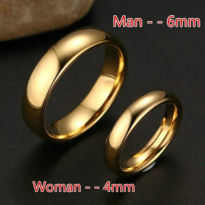 Gold Plated Couple Wedding Ring