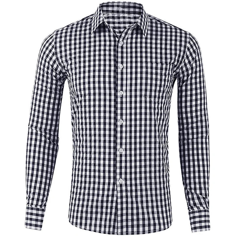 Polo blanc vierge à manches courtes pour homme, chemises décontractées à col