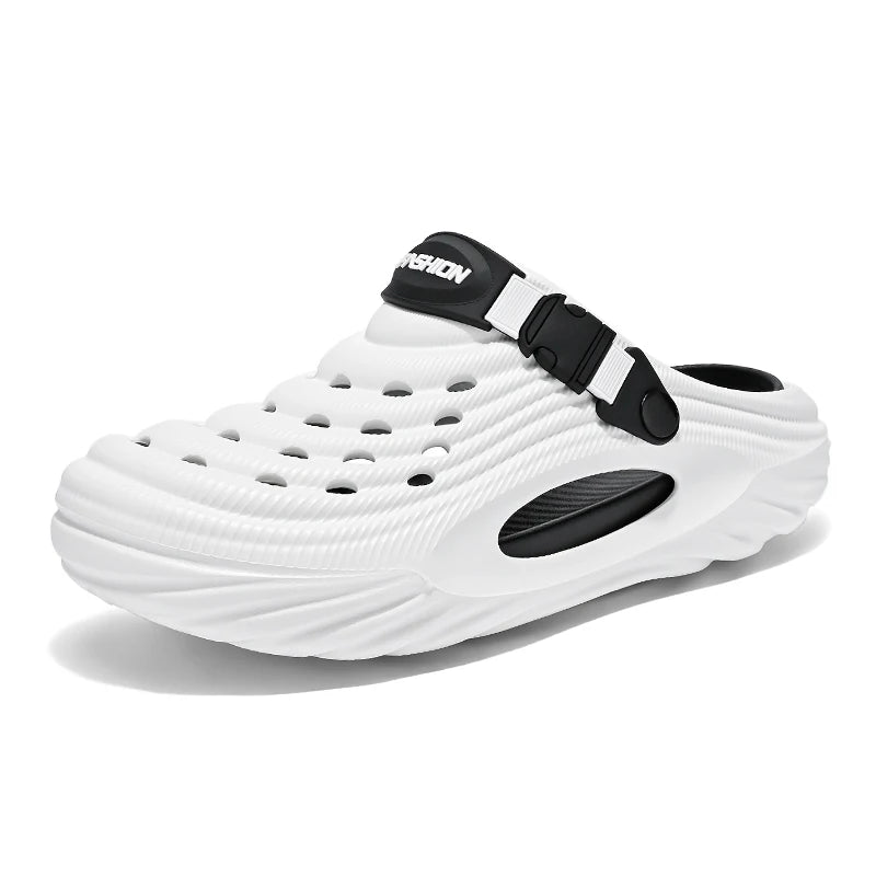 Baotou sabots pantoufles d'été à semelles épaisses