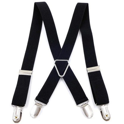 Verstellbare elastische X-Back-Hosenträger für Männer und Frauen