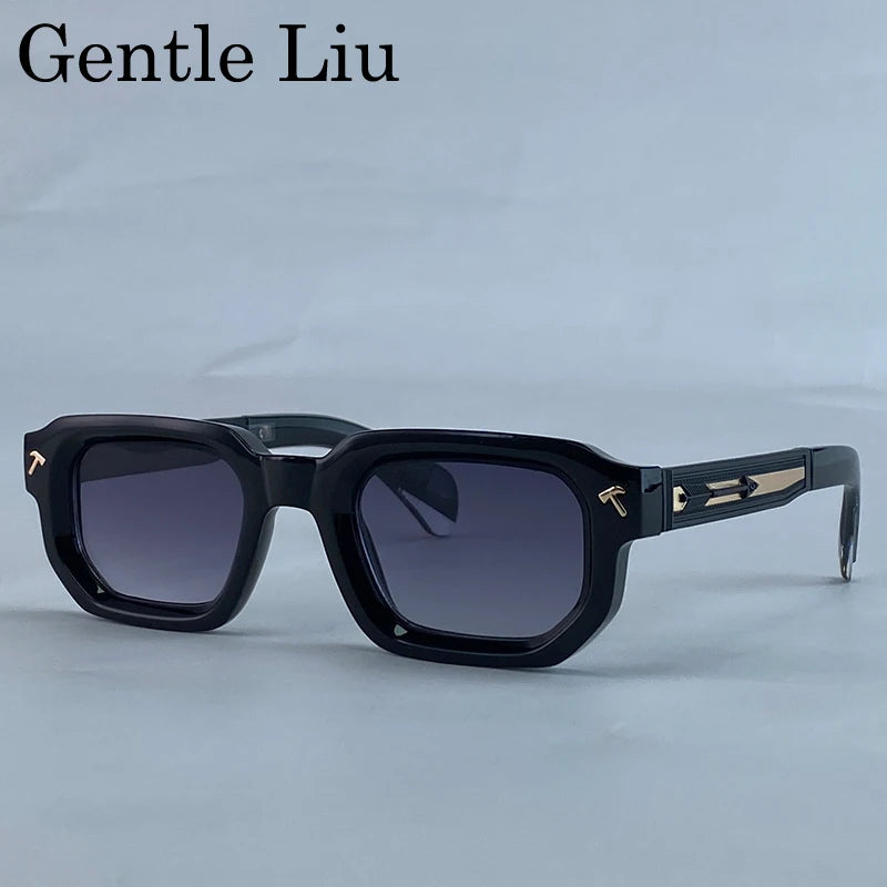 Men's Driving Square Vintage Steampunk Sunglasses