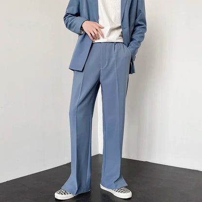 Pantalon ample style streetwear coréen à jambes larges