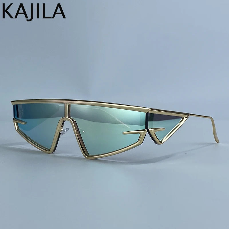 Unisex Windproof Y2K Square Shield Sunglasses