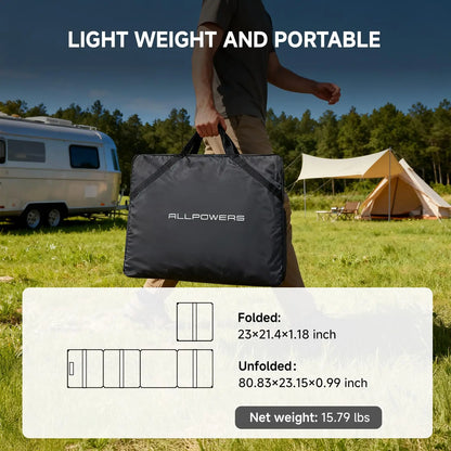 Foldable Monocrystalline Portable Solar Panel