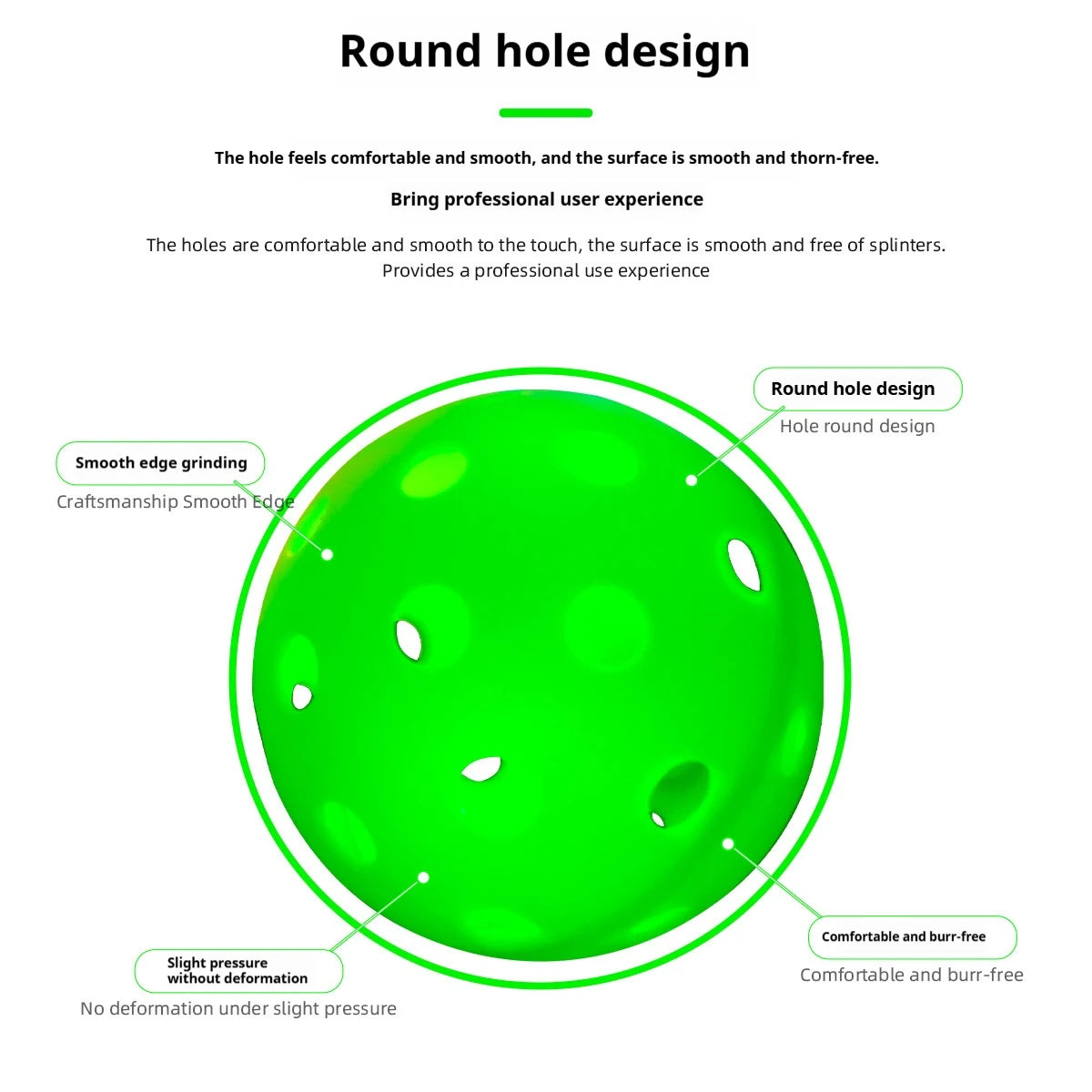 Balles de pickleball LED phosphorescentes – Balles de pickleball lumineuses en 7 couleurs pour une visibilité optimale en extérieur et le jeu nocturne.