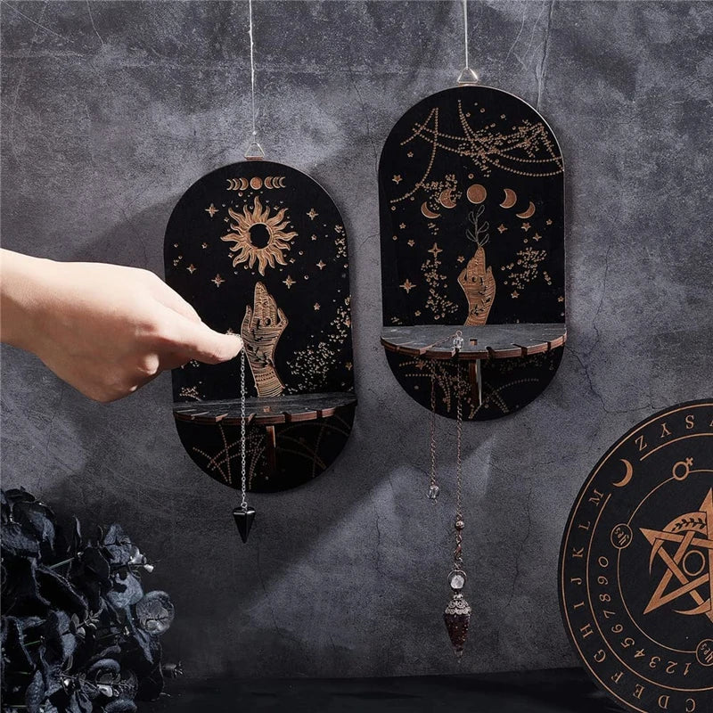 Wandbehangregal Boho Home Decor – Regale an der Wand Holzdekoration