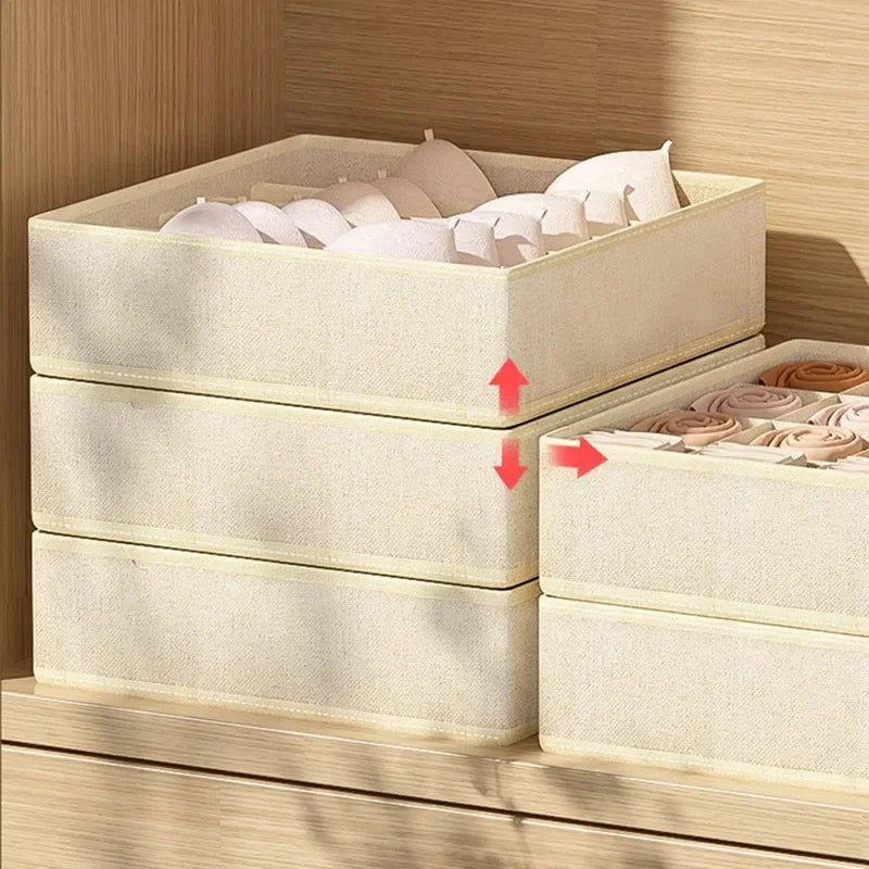 Wardrobe Clothes Storage Organizer Boxes - Drawer Separator