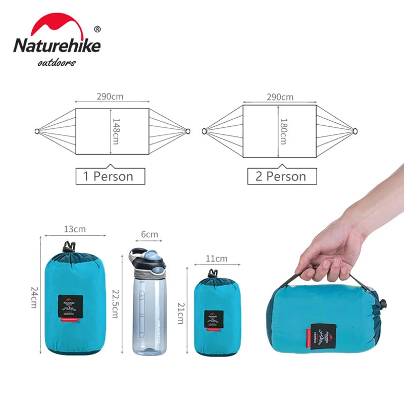 Hamac balançoire ultraléger résistant aux déchirures pour 2 personnes