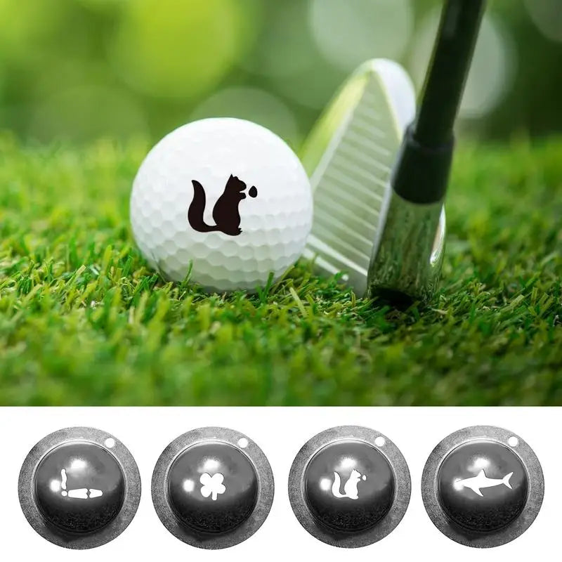 Golfball-Linienmarkierung aus Edelstahl