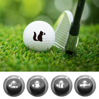 Golfball-Linienmarkierung aus Edelstahl