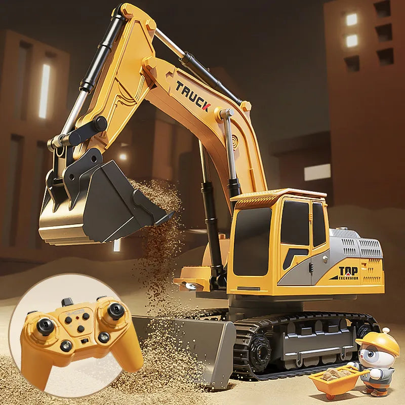 remote control excavator, remote control excavator toy, toy remote control, rc excavator, remote control car, excavator rc toy, rc toys