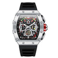 silver black
