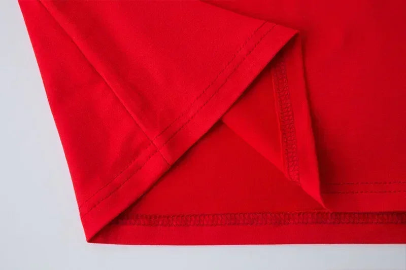 Niedliche Kurzarm-Outfits aus Baumwolle mit Cartoon-Print für Kinder