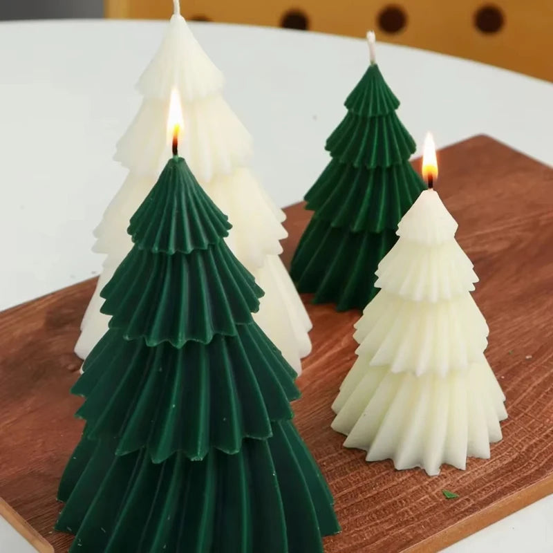 Bougies parfumées en spirale pour sapin de Noël – Cadeau de décoration d'intérieur festif