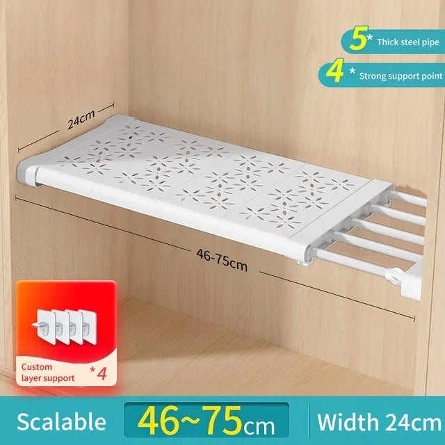 Multi-Layer Dustproof Wardrobe Storage Rack