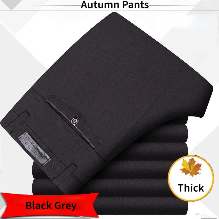 Summer High Waist Lightweight Men's Suit Pants