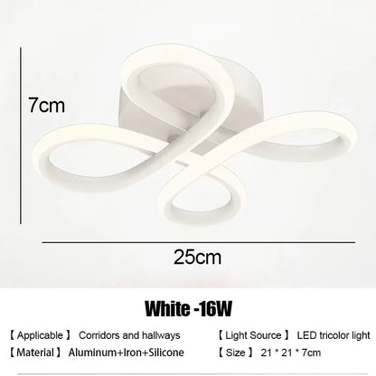 Minimalist Living Room LED Strip Ceiling Lights