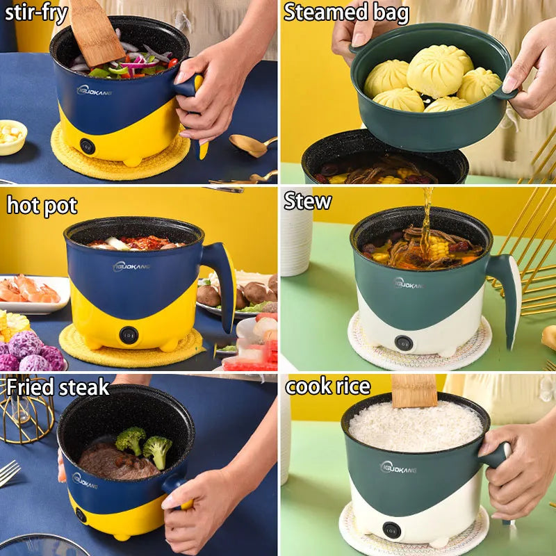 Double-Layer Mini Electric Non-Stick Pan