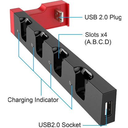 PG-9186 Charging Dock Station - Charges Up to 4 Controllers