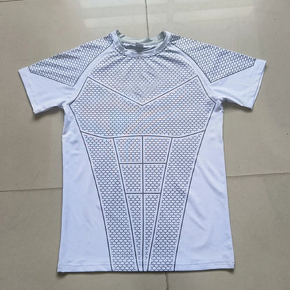 Men's Compression Skinny Fit Short Sleeve Athletic T Shirt