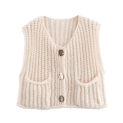 Gilet pull ample à la mode coréenne