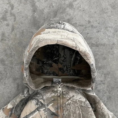Sweat à capuche camouflage surdimensionné - High Street et Y2K